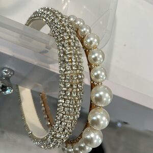 Crystal and Pearl Headbands